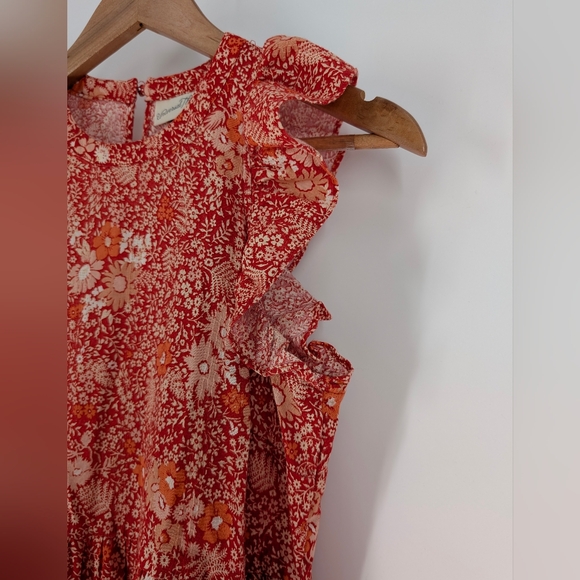 Universal Thread‎ Red Tiered Maxi Dress - Picture 6 of 13